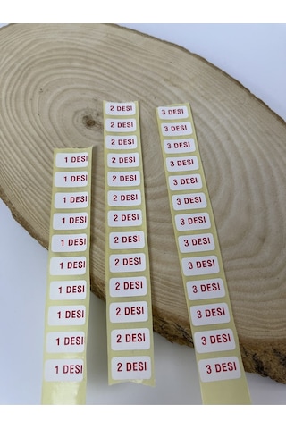 Desi Yazılı Yapışkanlı Etiket 300 Adet Desi Yazılı Yapışkanlı Etiket 300 Adet