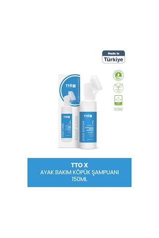 Tto-x Aplikatörlü Ayak Bakım Köpük Şampuanı 150 Ml