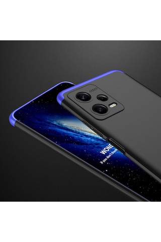 Xiaomi Redmi Note 12 5g Kılıf Zore Ays Kapak Siyah-Gri