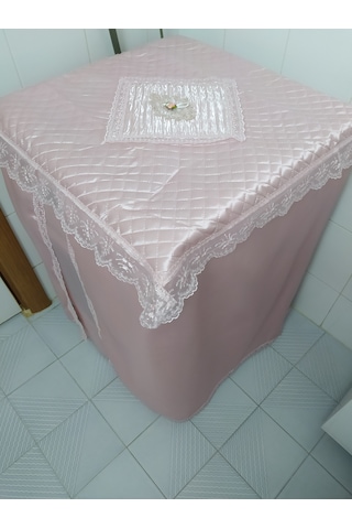 ÇAMAŞIR VE KURUTMA MAKİNESİ ÖRTÜSÜ SATEN KUMAŞ