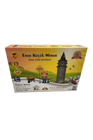 Enzo Küçük Mimar Galata Kulesi Maketi 12 12 29cm 1/200 98parça
