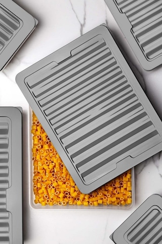 Ny Home 24'lü Set Freshbox Mikrodalga Ve Difrize Uygun Saklama Kabı Gri