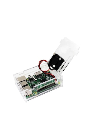 Motorobit-Raspberry Pi 3/2/B+ Şeffaf Muhafaza Kutusu