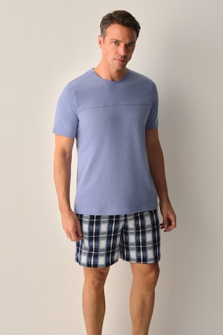 Suwen Ethan Erkek Şort Pijama Takımı Sh267026631352 Lacivert