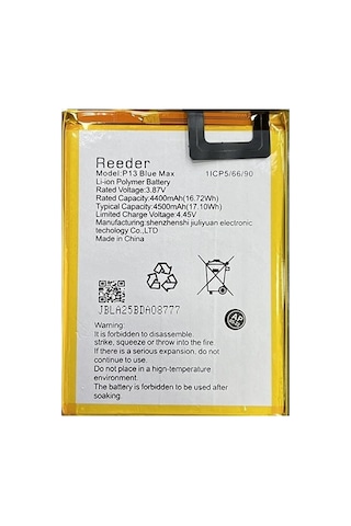 En-cag Reeder P13 Blue Max Uyumlu Batarya Pil Bss