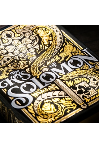 Twpcc The Keys Of Solomon Golden Grimoire Premium Oyun Kağıdı Limited Edition Koleksiyonluk İskambil Kartları