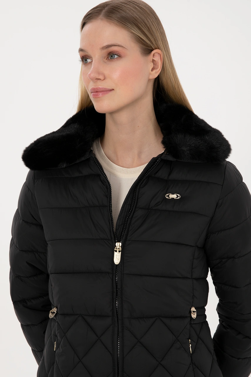 U.s. Polo Assn. Kadın Siyah Mont 50308797-vr046 Siyah