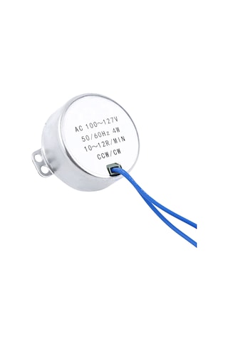 Lemestar 50tyc Kalıcı Mıknatıslı Senkron Motor - Ac100-127v 4w, Düşük Tüketim, Yüksek Tork, 10-12rpm, Tükenmez Bobin, Cw/ccw
