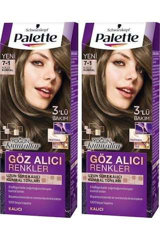 Palette Göz Alıcı Renkler 7 - 1 Küllü Kumral X 2 Adet
