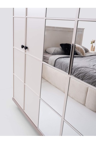 Oklahoma 6 Kapaklı Gardırop %100 Mdf