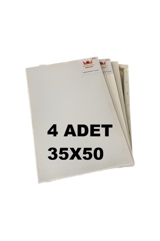 Moranka 4'lü 35*50 Tuval Çift Astarlı Arkadan Zımbalı Tuval