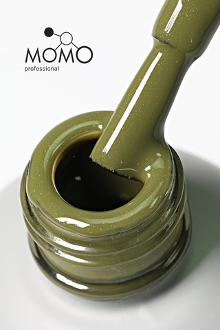 Momo Professional Kalıcı Oje S012 Simli Haki Yeşil 4 Ml