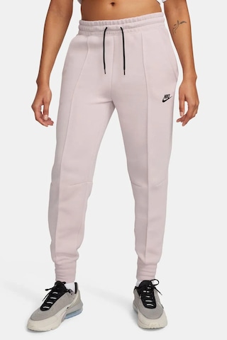Nike Sportswear Tech Fleece Standart Fit Mid Rise Jogger Kadın Eşofman Altı Lila