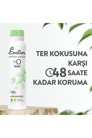 Emotion Natural Breeze Kadın Deodorant 150 ML + Roll-On 50 ML + Blade Green Dream Erkek Deodorant 150 ML + Green Dream Roll-On 50 ML