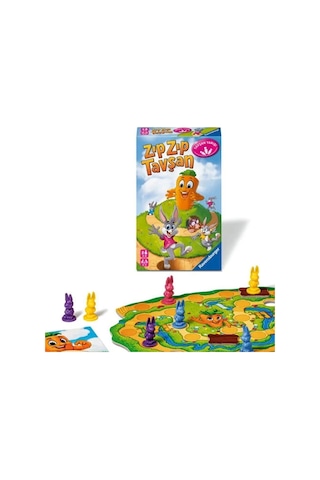 248810 Ravensburger - Zıpzıp Tavşan - Seyahat Boy Kutu Oyunu