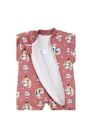 Bebegen Kız Çocuk Pembe Panda Desenli Uyku Tulumu 2.5 Tog Çok Renkli