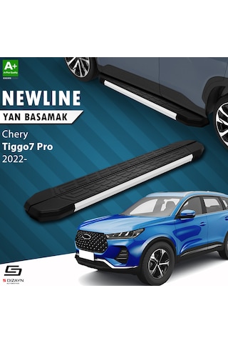 S-dizayn Chery Tiggo7 Pro Newline Aluminyum Yan Basamak 183 Cm 2022 Üzeri