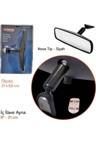 Ayna Iç Nova Tip 8mm Ilave Siyah
