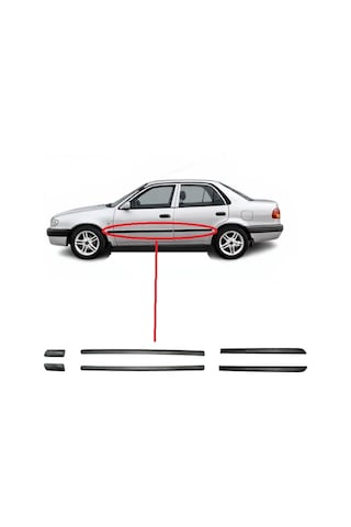 Toyota Corolla Ae111 Kapı Bandı Takım 1998-1999-2000-2001 Modeller 1 Takım