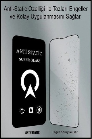 S26 6d Anti Static Temperli Cam Ekran Koruyucu Kırılmaz Full Kaplama 09267594