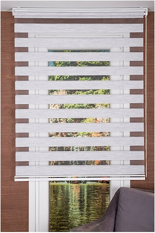Koçtaş Plus Bambu Zebra Stor Açık Gri 19ob