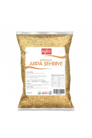 Nefes Glutensiz Arpa Şehriye 400 G