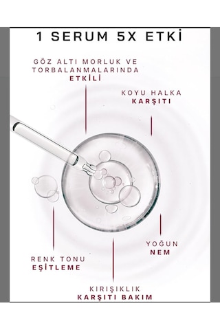 Woo Skin Expert Academy Göz Altı Torba, Halka Ve Morluk Karşıtı Serum 50 Ml