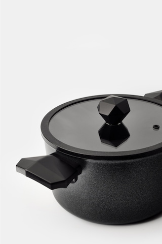 Gal Derin Tencere 24 Cm Siyah