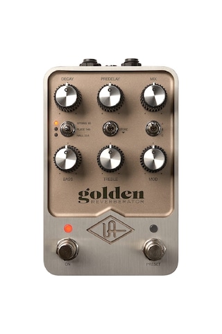 Uafx Golden Reverberator Pedal Vintage Reverb Stompbox