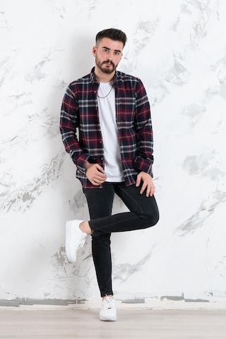 Advante Slimfit Erkek Ekoseli Oduncu Gömlek