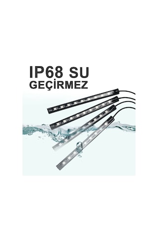 Usb Girişli Ayak Altı Led Sese Duyarlı Led Müziğe Duyarlı 9 Led (505533860)