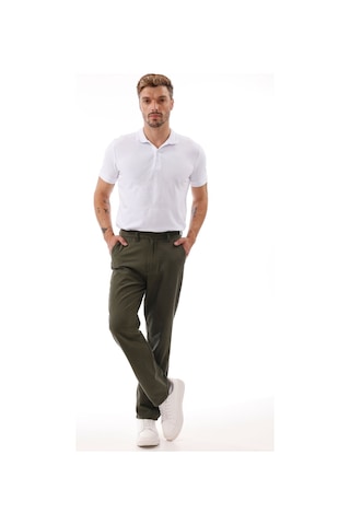 Freemen Erkek Keten Pantolon Nefes Alabilir, Rahat Kesim Günlük Giyim -geniş Beden Aralığı- Koyu Haki