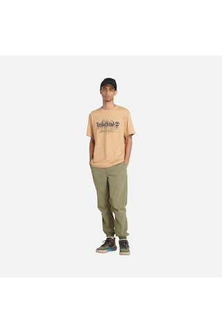 Timberland Graphic Slub Erkek Tişört Tb0a5ufueh31 Şampanya