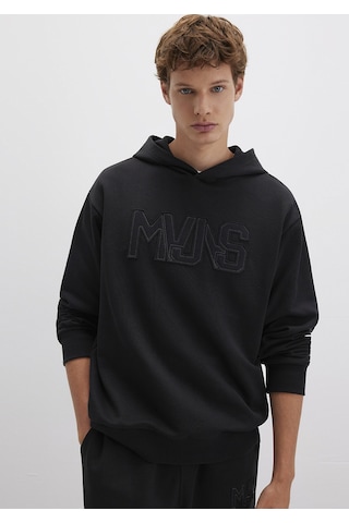 Mavi - Mvjns Baskılı Kapüşonlu Siyah Sweatshirt 0s10346-900 Siyah