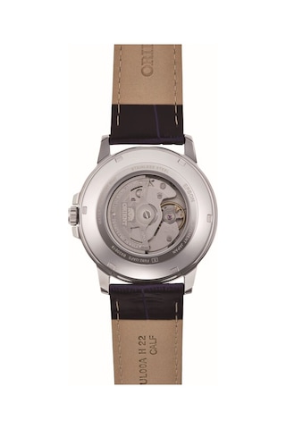 Orient Ra-aa0c05l39b Kurmalı Otomatik Deri Lacivert 42 Mm Erkek Kol Saati Gri