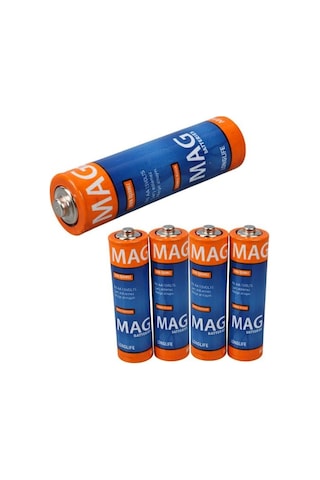 Mag Batteries Mg-26171 Karbon Çinko Aa 60'lı Paket Kalem Pil Aa,r6 Um-3