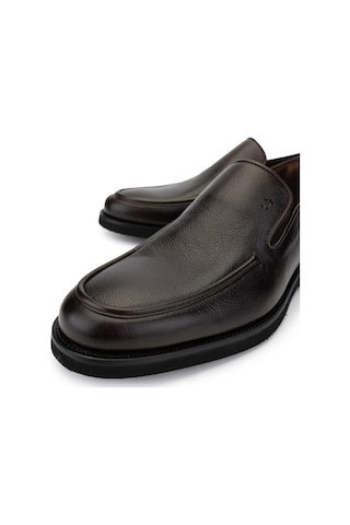 Tamer Tanca Erkek Hakiki Deri Loafer Ayakkabı 342 7358y Erk Ayk Sk24-25 Kahve Prm Kahverengi