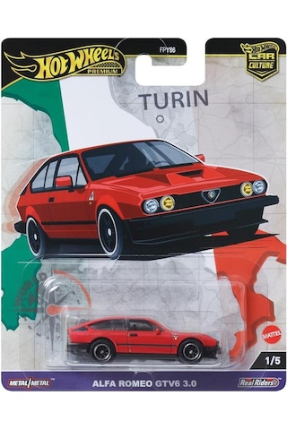 Hot Wheels Car Culture Premium Alfa Romeo Gtv6 3.0 Hrv80