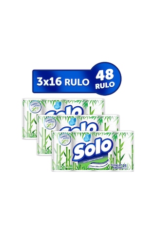 Solo Bambu 2 Katlı Tuvalet Kağıdı 48’li