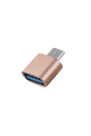 Gplus Apple Uyumlu MacBook Pc Telefon Usb Typec Çevirici Otg Gold