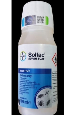 Bayer Solfac Super Ec25 Kene Pire Sivrisinek Öldürücü Ilaç