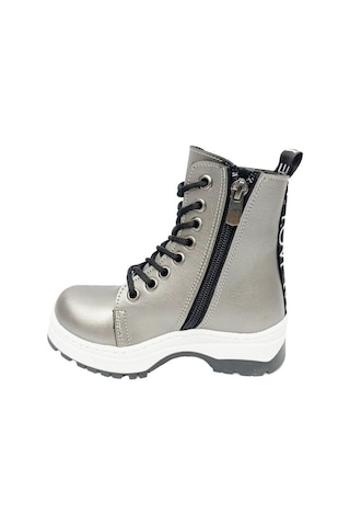 Fix Kids 9603 Deri Fashion Kız Çocuk Bot Platin