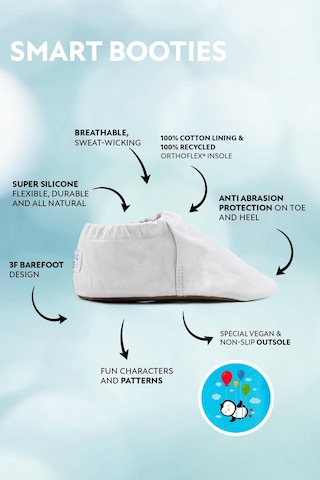 Hopfrög Kids Buddy-Buddy Hyper Kot Mavi Barefoot Akıllı Patik Mavi