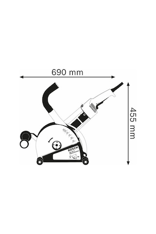 Bosch Professional GNF 65 A Kanal Açma Makinesi - 0601368703