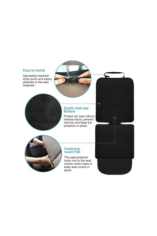 Ulzyvf Su Geçirmez Bebek Koltuğu Koruyucu - Kalın Pedli, Cepli, Evrensel Boy, Pratik