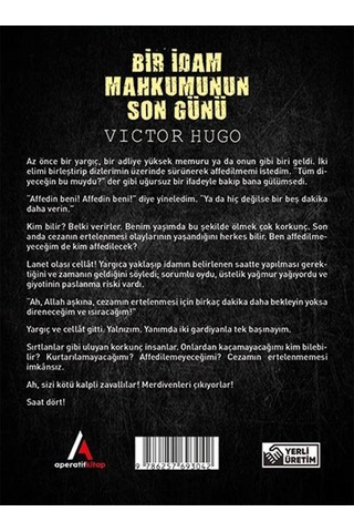 Bir İdam Mahkumunun Son Günü Cep Boy Aperatif Tadımlık Kitaplar