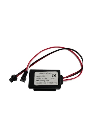 12 Volt 60 Watt El Hareket Algılama Sensörü Ayna Arkası Sensörü Banyo Aynası Sensörü Mobilya Sensörü Siyah