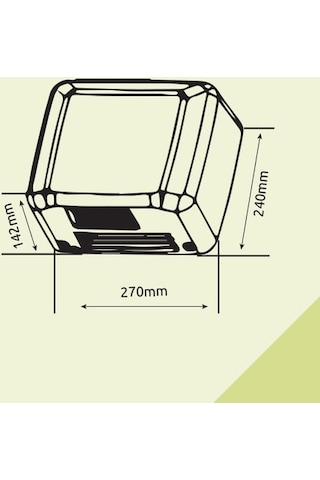 Omnipazar Xinda GSQ250A Fotoselli El Kurutma Makinesi 2500w Pasla