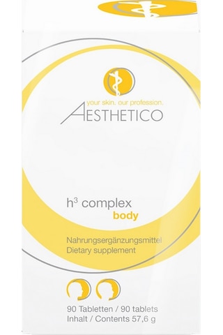 Aesthetico H³ Complex Tabletten, Saç Ve Cilt Için Vitamin Takviyesi, Vegan İçerik
