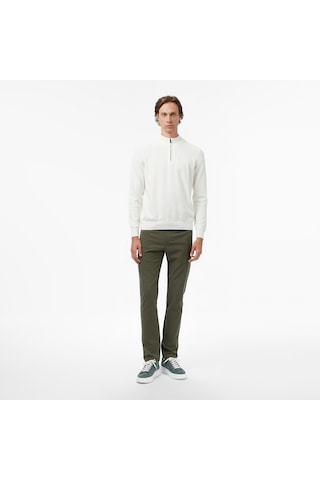 Nautica Erkek Krem Classic Fit Kazak Düz S57104t Krem